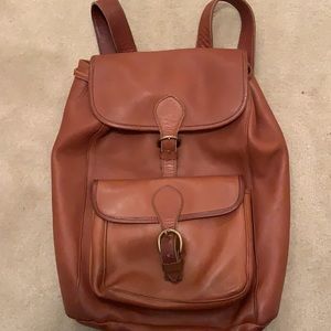 Leather Backpack - large